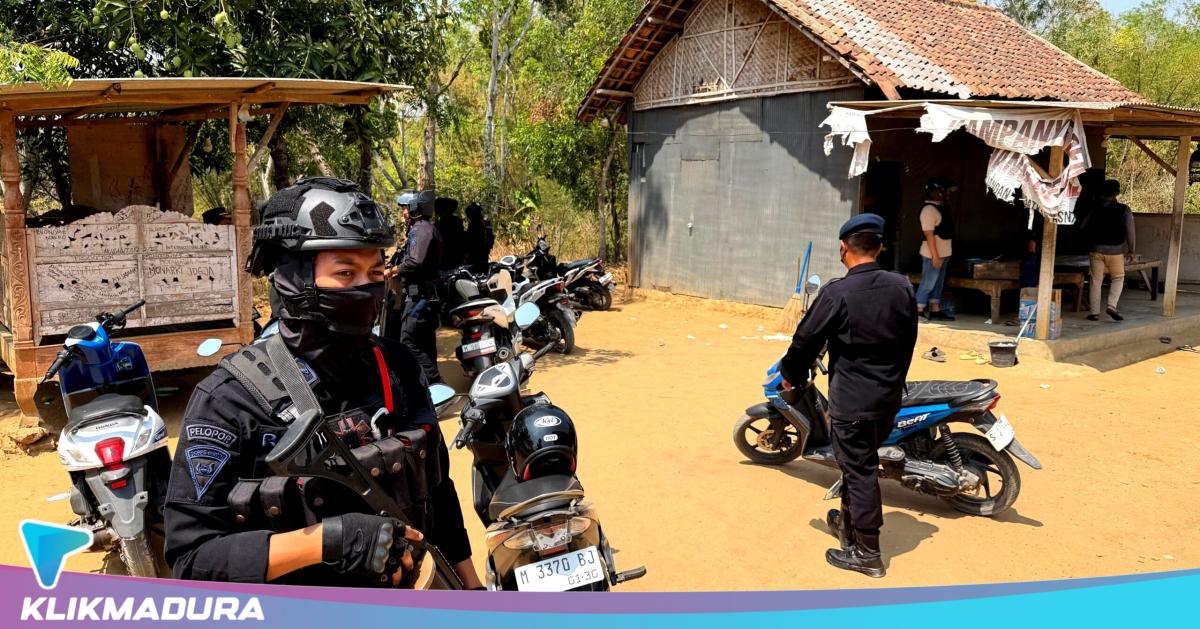 Gerebek Bilik Narkoba di Proppo, Polisi Amankan Sabu, Sajam, dan 9 Motor