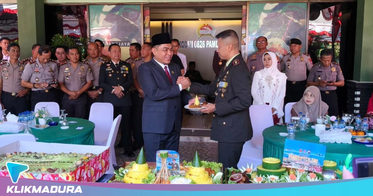 HUT Ke-81 TNI, Ketua DPRD Pamekasan Sebut Tentara Benteng Pertama dan Terakhir Negeri