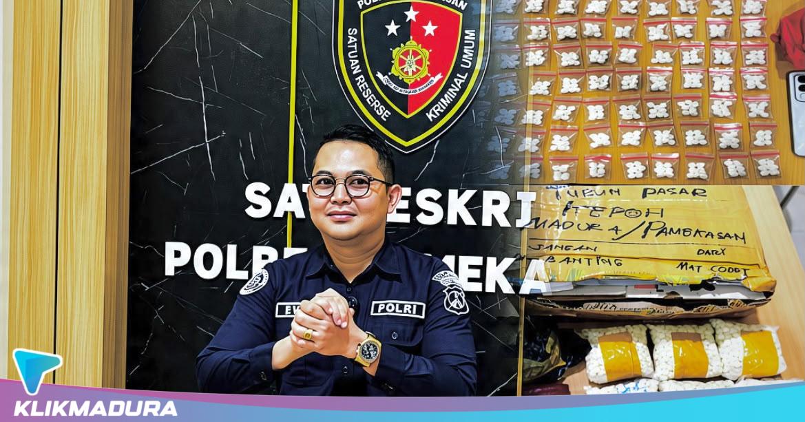 Polres Pamekasan Sita 6.900 Pil Y, Pria Asal Galis Ditangkap